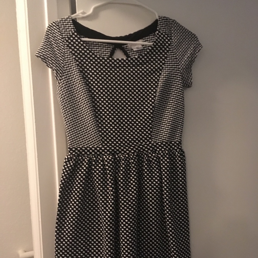 Black and white casual dress size small 4-6